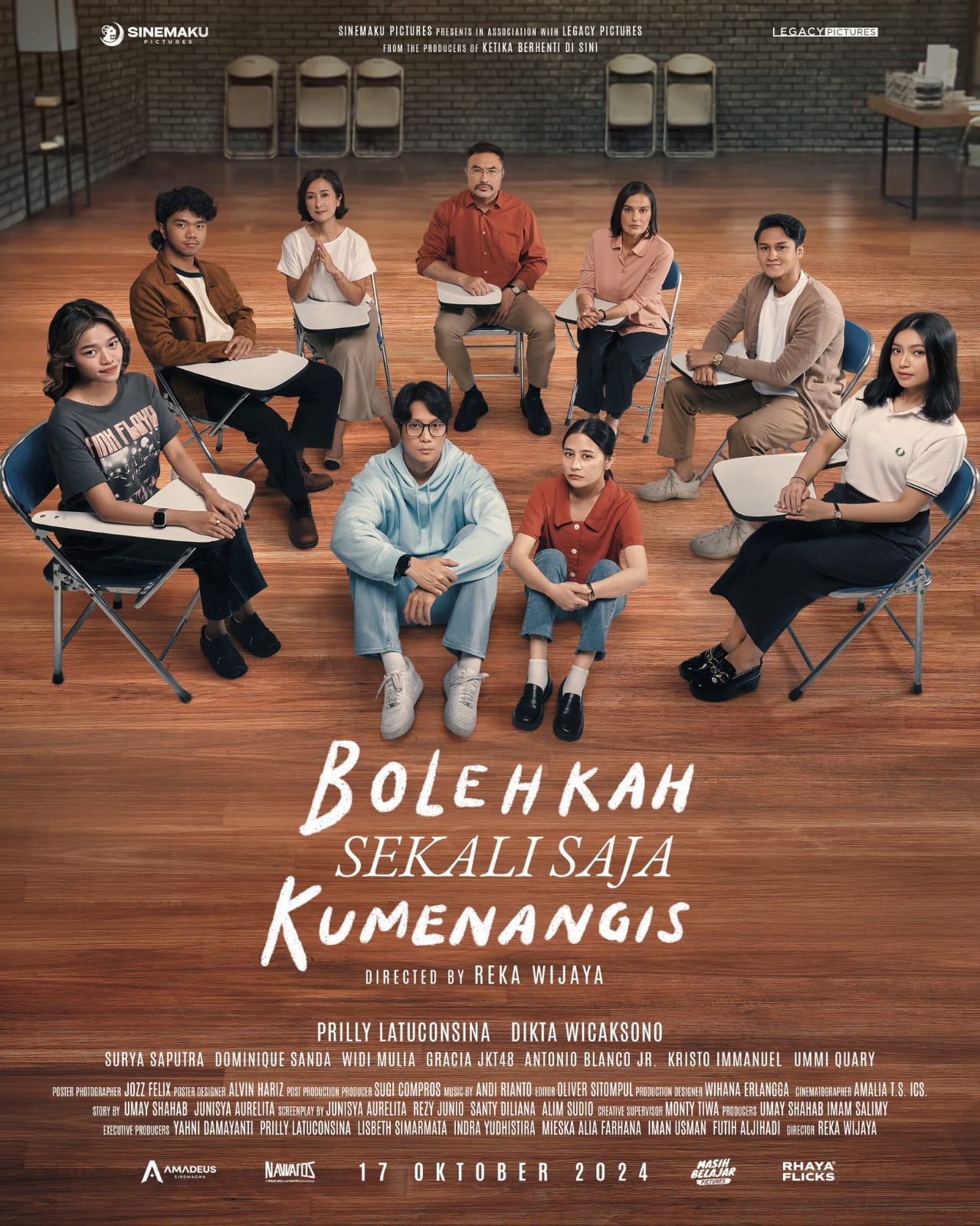 Poster 'Bolehkah Sekali Saja Kumenangis'. Foto: Dok. X @sinemakupicts