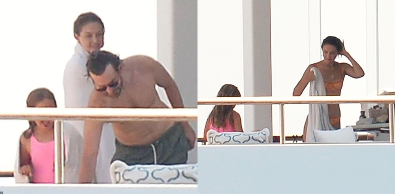 Gigi dan Lea, putri Bradley. Foto: Dok. Backgrid via Daily Mail