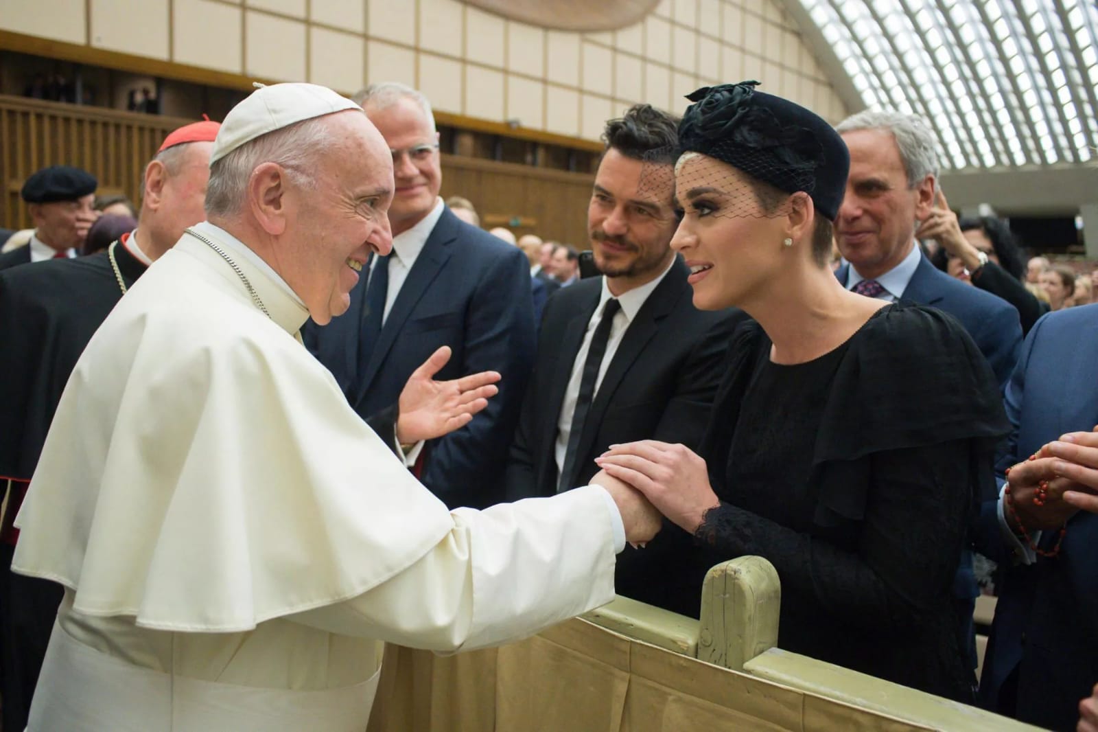 Katy Perry dan Orlando Bloom. Foto: Dok. Vatican Media Foto via People