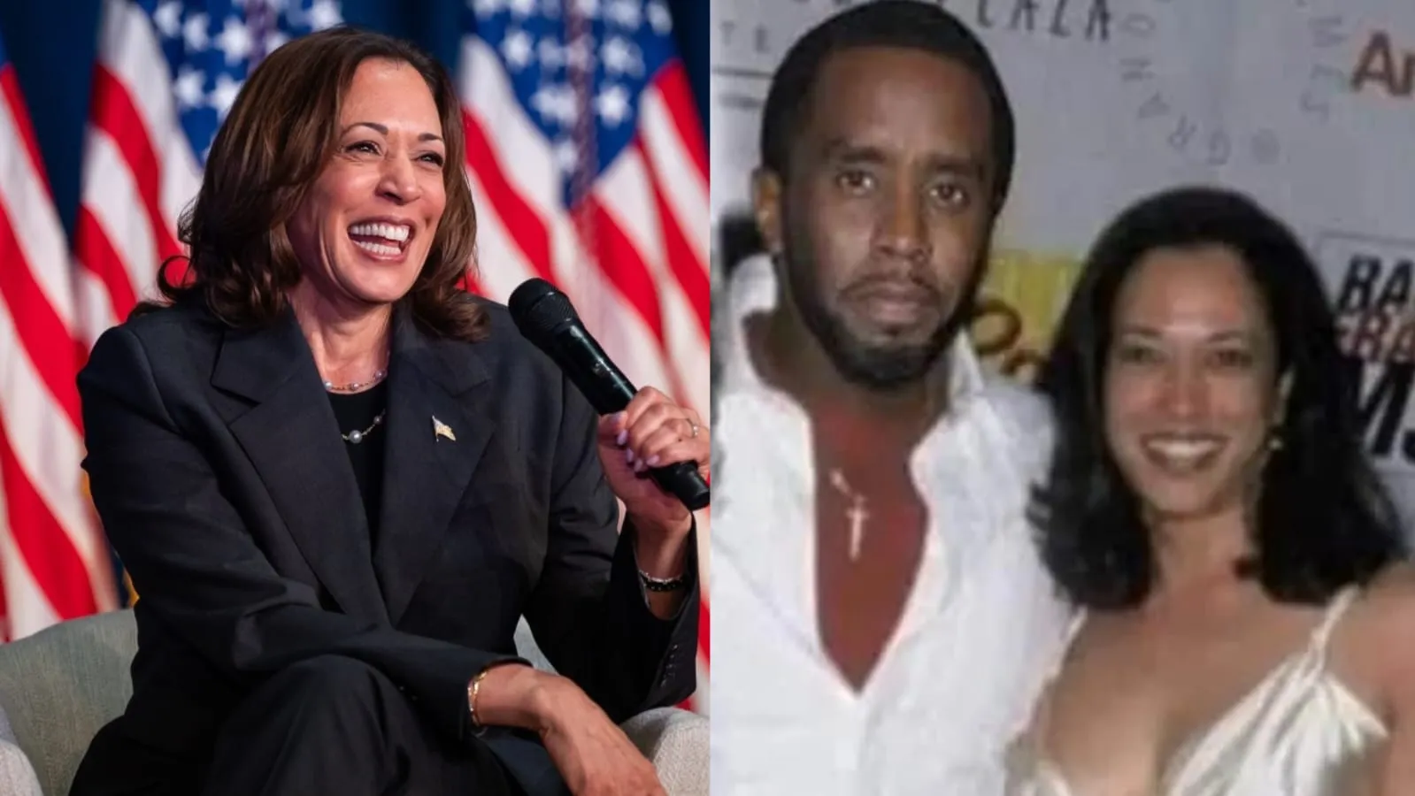 Foto Kamala Harris Diedit Jadi Bareng Terdakwa Kejahatan Seksual