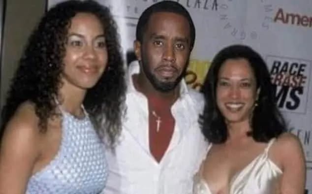 Foto Kamala diedit seolah bersama Sean 'Diddy' Combs. Foto: Dok. The Telegraph