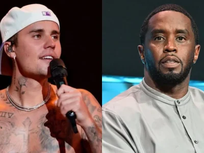 Justin Bieber dan Sean 'Diddy' Combs diketahui berteman dekat. Foto: Dok. Kolase Instagram @justinbieber, Paras Griffin/Getty Iamges via ENews