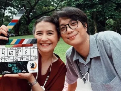 Dikta Wicaksono dan Prilly Latuconsina. Foto: Dok. Instagram @sinemaku.pictures