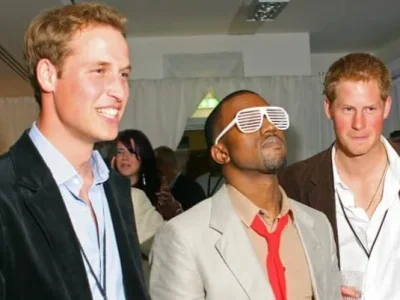 Sean 'Diddy' Combs bersama Pangeran William dan Harry. Foto: Dok AFP via Getty Images via Page Six