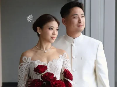 Clarissa dan Anthony menggelar upacara pencatatan sipil setelah pemberkatan pernikahan di AS. Foto: Dok. Instagram @fcgwedding