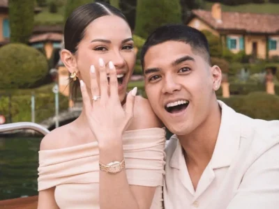 Potret bahagia Al Ghazali dan Alyssa Daguise setelah resmi bertunangan (Foto: Instagram/alghazali7)
