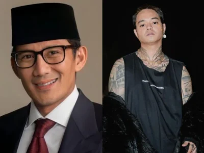 Sandiaga Uno disentil Reza Arap karena cuitannya tentang IShowSpeed di X (Foto: Kolase dari X/sandiuno dan Instagram/ybrap)