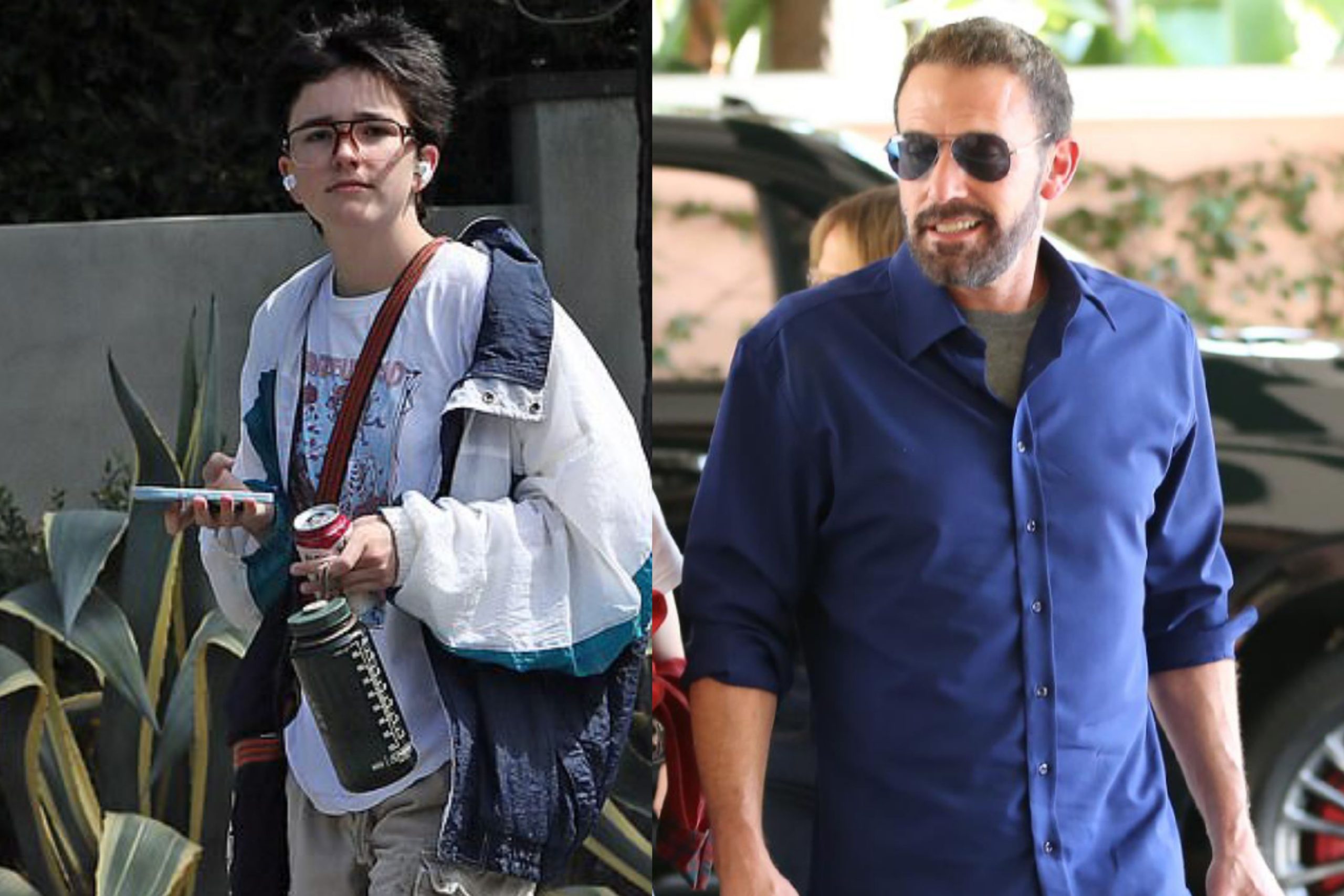 Fin Affleck dan Ben Affleck (Foto: Kolase dari StarCity/INSTARImages dan LXXVI/SplashNews)
