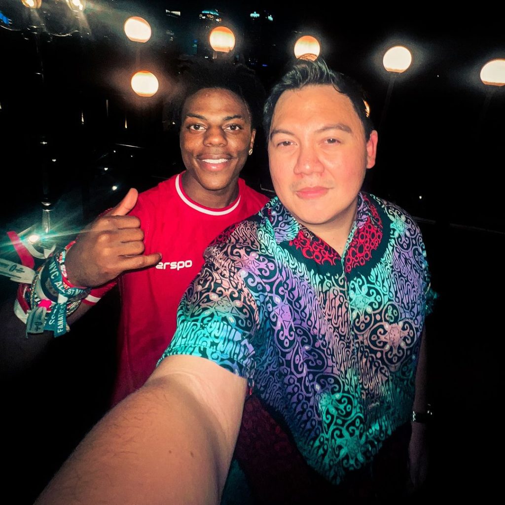 Chandra Liow dengan IShowSpeed (Foto: Instagram/chandraliow)