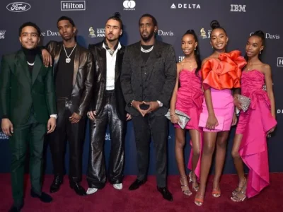 Sean 'Diddy' Combs dan anak-anaknya (Foto: Getty Images)