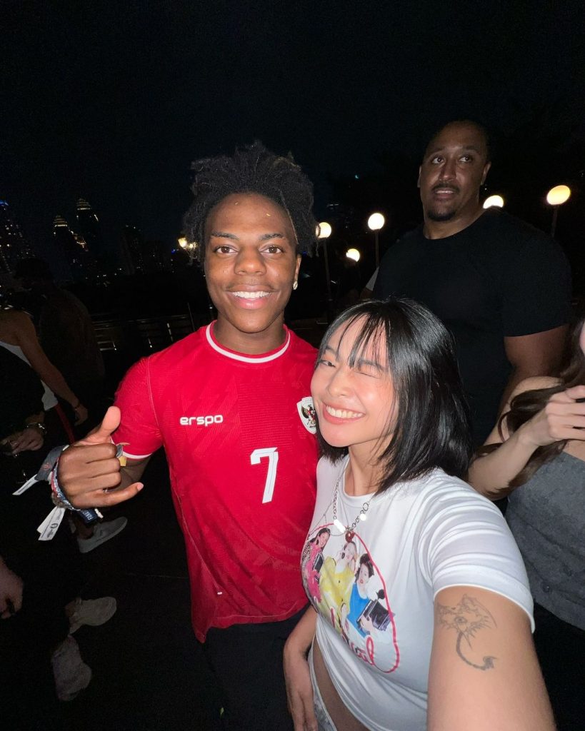 Potret Micera bersama IShowSpeed (Foto: Instagram/miceraa)