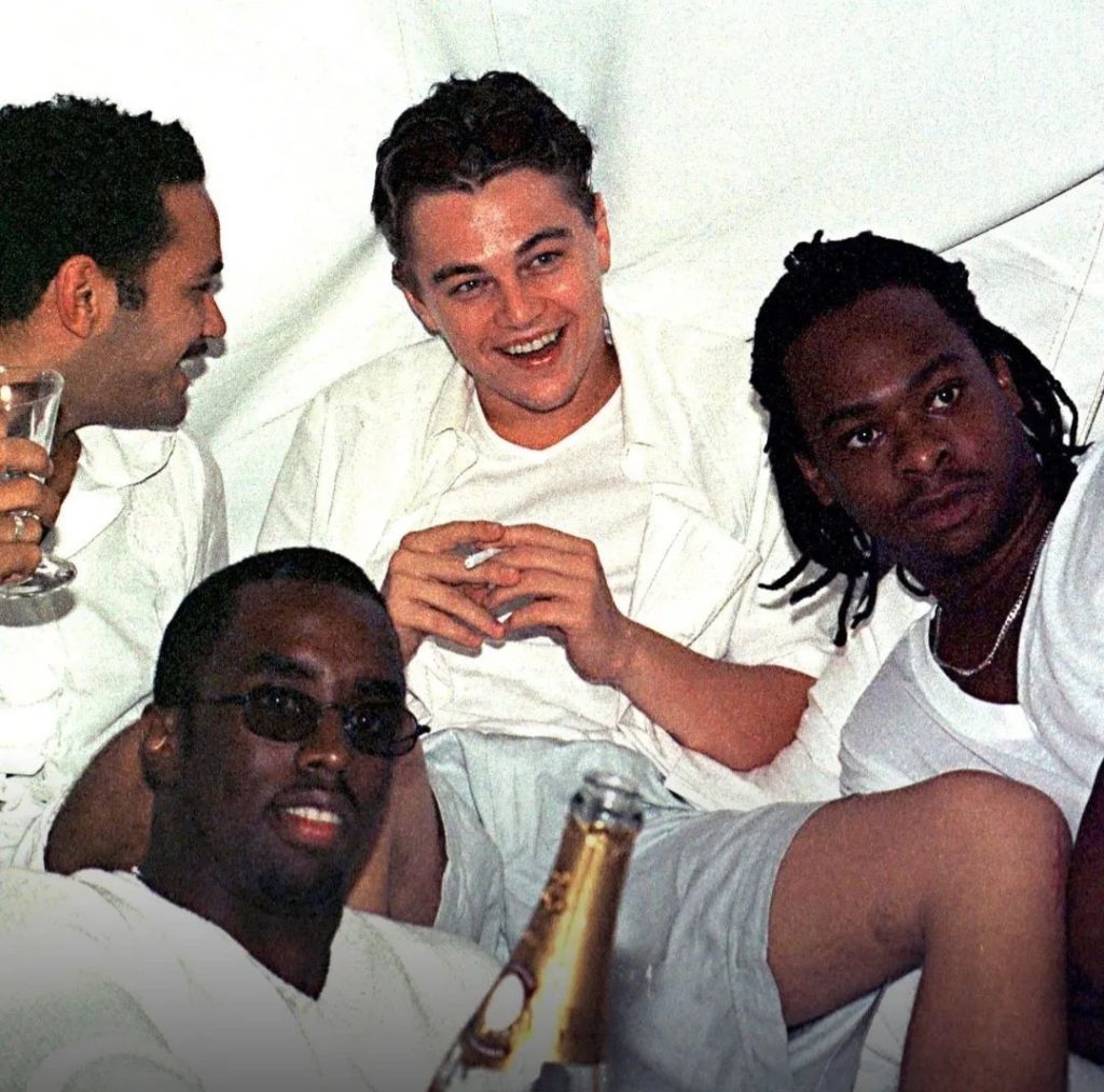 Leonardo DiCaprio bersama Sean Diddy Combs dalam sebuah pesta (Foto: Instagram/detodounpocord2)