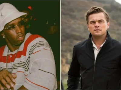 Sean Diddy Combs dan Leonardo DiCaprio (Foto: Instagram/strappedarchives, bradpittofficial)
