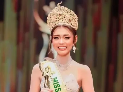 Perwakilan Myanmar, Thae Su Nyein, menolak posisi second runner-up di ajang kecantikan Miss Grand International (MGI) 2024. Foto : Instagram/thaesunyeinnn