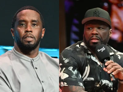 Rapper 50 Cent berikan alasan setelah menyinggung Sean Diddy Combs selama ini (Foto: kolase dari Getty Images)