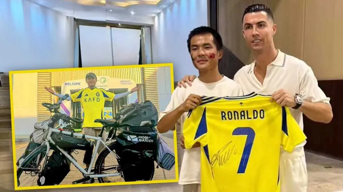 Pemuda Ini Gowes dari China ke Arab Saudi Demi Ketemu Ronaldo