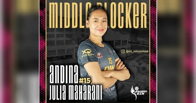 Dunia Voli Berduka, Andina Julia Maharani Meninggal Dunia