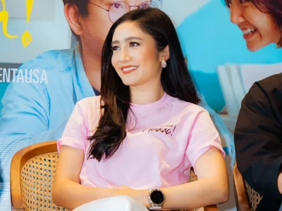 Febby Rastanty rela potong rambut panjangnya demi film 'Sampai Nanti, Hanna!'. (Foto: Agnes/Nyata)