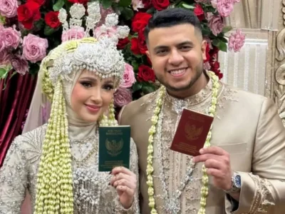 Kakak Fadil, Yislam Jaidi menikah dengan Miskah Shafa (Foto: Instagram/diandidit)