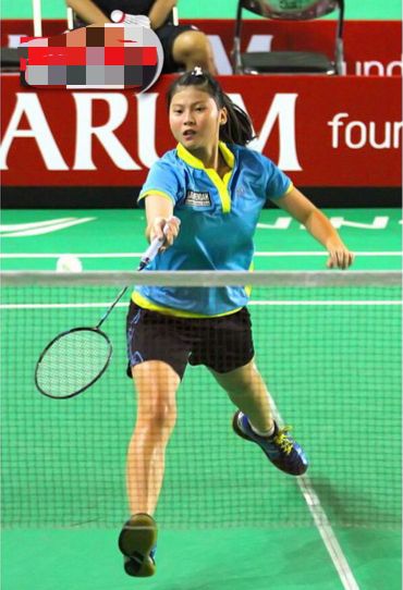 Mitzi Abigail saat menjadi atlet bulu tangkis. (Foto: Instagram/mitziabigail)