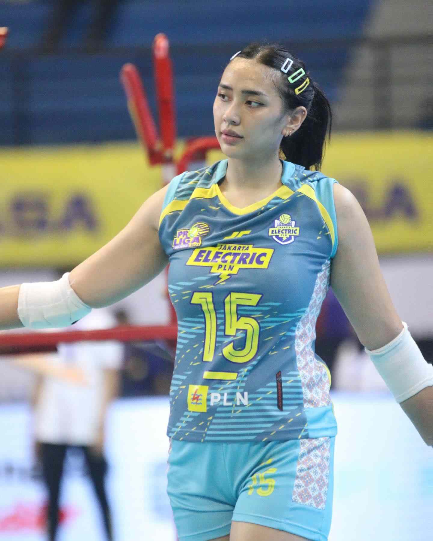 Potret Yolla Yuliana saat bertanding. Foto : Instagram/yollayuliana1515