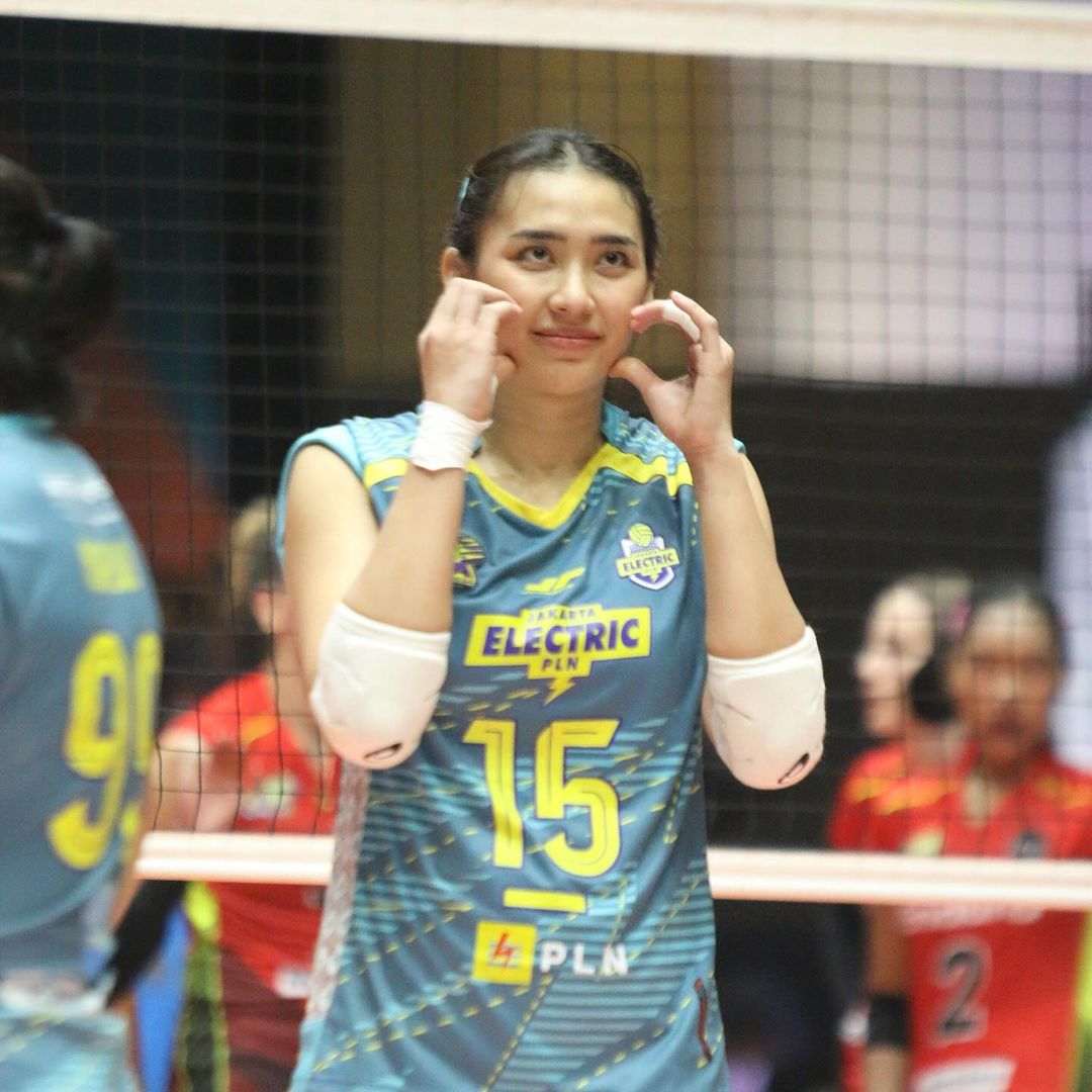 Potret Yolla Yuliana saat bertanding. Foto : Instagram/yollayuliana1515