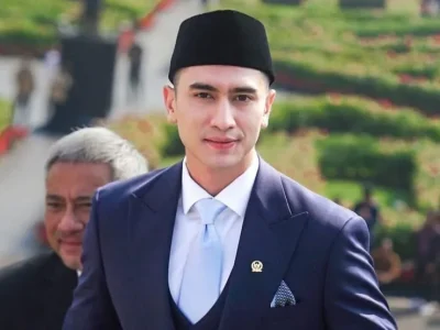 Verrelle Bramasta saat menghadiri pelantikan anggota DPR. Foto: Dok. Instagram @bramastavrl