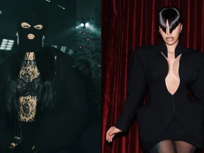 Gaya unik para selebriti saat menghadiri Paris Fashion Week 2024. Foto: Dok. Kolase Instagram @caila_cabello, @iamcardib