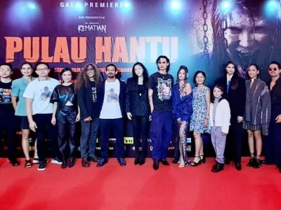Gala Premier film horor terbaru 'Pulau Hantu'. (Foto: Agnes/Nyata)