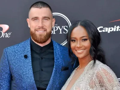 Travis Kelce dan mantannya, Kayla Nicole. Foto: Dok. Allen Berezovsky/Filmmagic