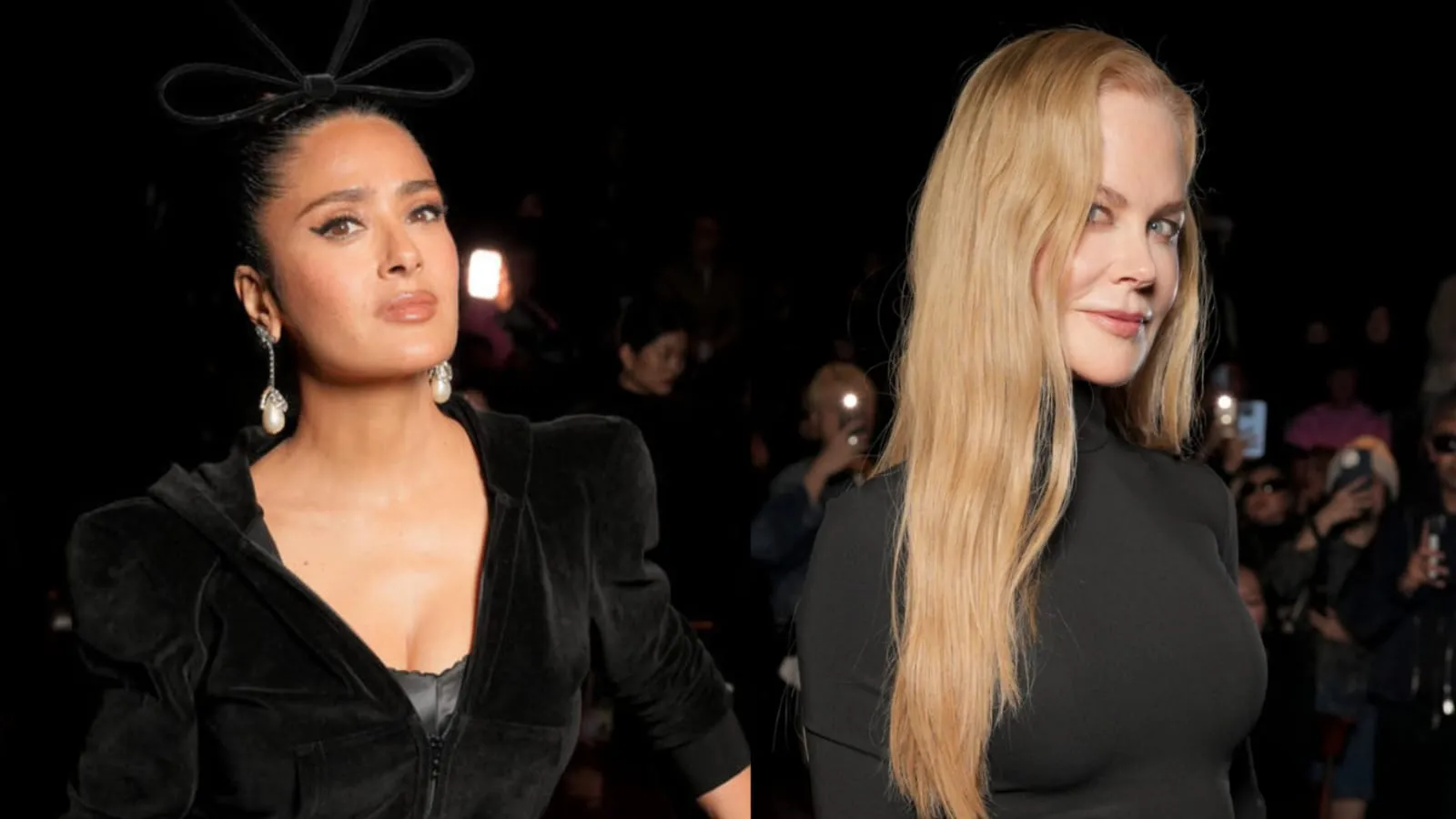 Nicole Kidman dan Salma Hayek Diduga Bertengkar di PFW 2024