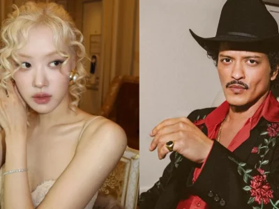 Rose BLACKPINK dan Bruno Mars diduga bakal rilis lagu duet. Foto: Dok. Kolase Instagarm @roses_are_rosie, @brunomars