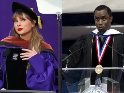 Dereten selebriti yang menerima gelar Honoris Causa. Foto: Dok. Kolase Dia Dipasupil/Getty, Jose Luis Magana/AP News