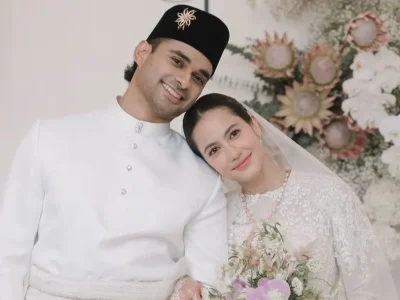 Pevita Pearce resmi menikah dengan Mirzan Meer. Foto: Dok., Instagram @pevpearce