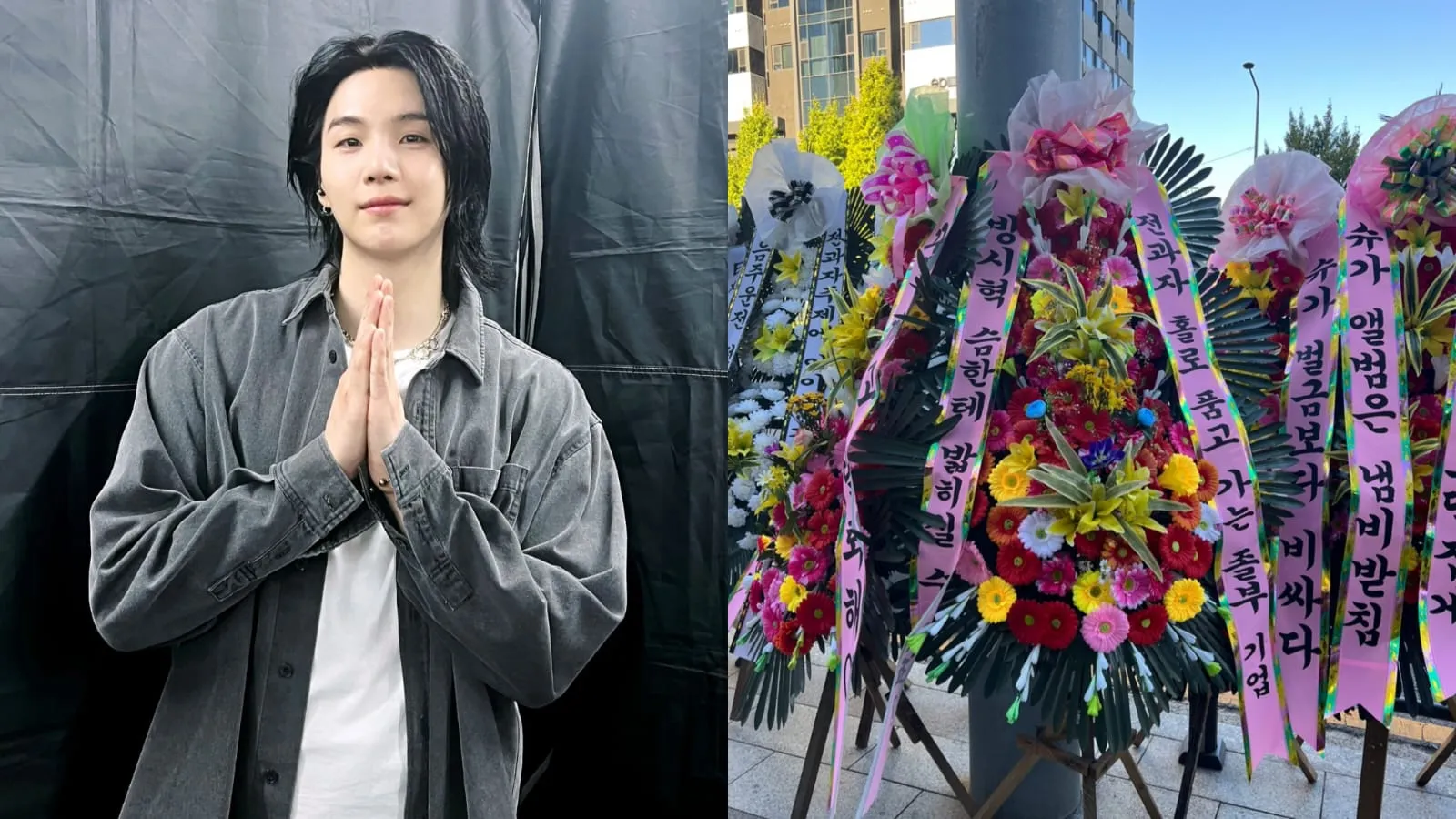 Suga BTS Dikirimi Karangan Bunga Kematian, Ada Apa?