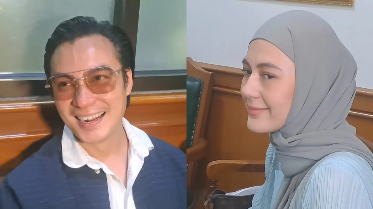 Baim Wong dan Paula Verhoeven Hadiri Sidang Cerai Perdana