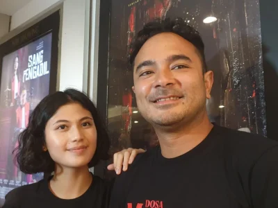 Film 'Dosa Musyrik' Jadi Debut Marthino Lio Adu Akting Bareng Istri. (Foto: Agnes/Nyata)