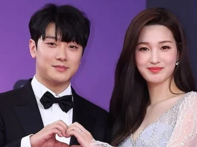 Choi Minhwan FT Island dan Yulhee eks Laboum. Foto: Dok. Hankyung DB