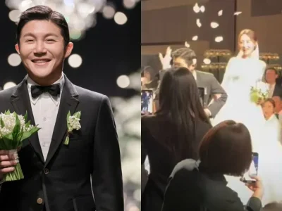Jo Seho resmi menikah dengan wanita bernama Jung Suji. Foto: Dok. Kolase Instagram @chosaeho, Naver Blog Nyejini