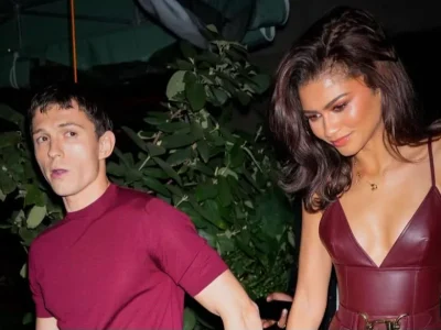 Aksi Tom Holland lindungi Zendaya dari paparazi viral di medsos. Foto: Dok. GC Images via Page Six