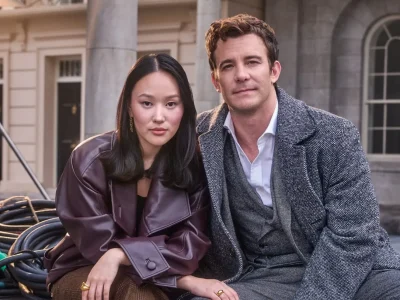 Luke Thompson dan Yerin Ha, pemeran utama Bridgerton 4. Foto: Dok. X @netflix