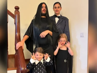Keluarga Marissa Nasution merayakan Halloween. Foto: Dok. Instagram @marissaln