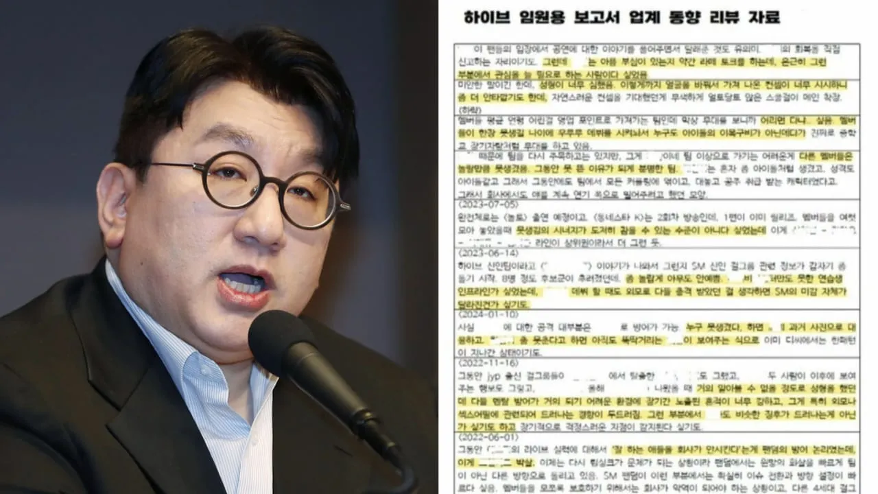Bang Si Hyuk, Pemilik Ide Laporan HYBE yang Menjelekkan Idol