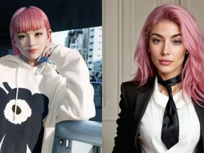 Deretan selebriti AI yang populer di media sosial. Foto: Dok. Kolase Instagram @imma.gram, @fit_aitana