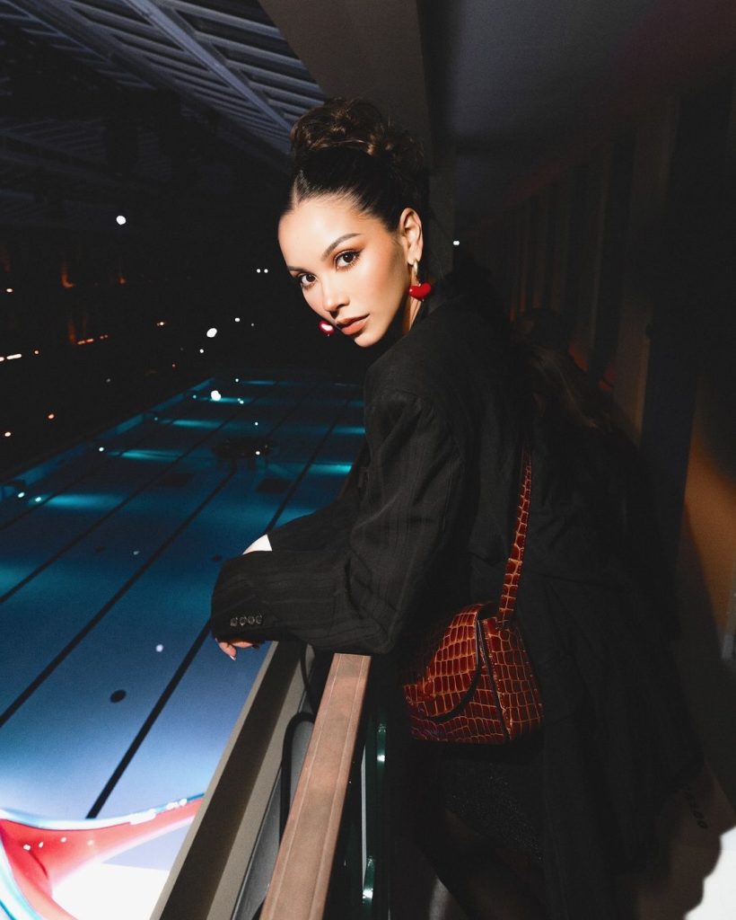 Alyssa Daguise di peragaan busana Christian Louboutin (Foto: Instagram/alyssadaguise)