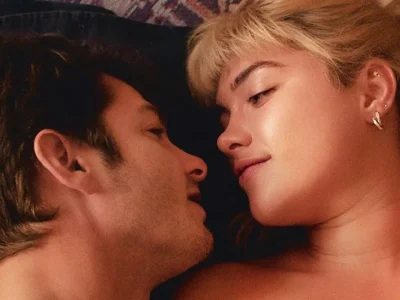 Andrew Garfield dan Lorence Pugh di film 'We Live In Time' (Foto: Instagram/weliveintime)