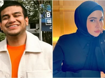 Fadil menjahili istri Yislam Jaidi, Miskah (Foto: Instagram/fadiljaidi, miskashf)