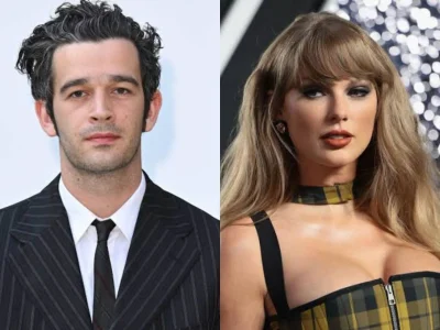 Matty Healy tak lagi umbar kisah cintanya kepada publik setelah putus dari Taylor Swift (Foto: kolase dari WireImages dan Getty Images)