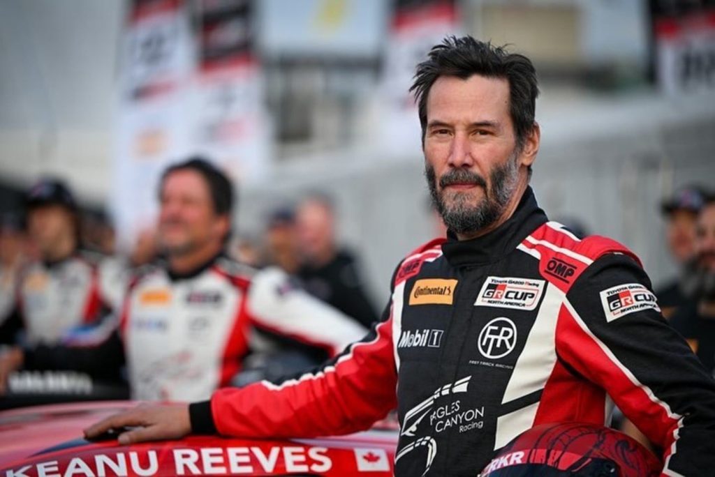 Debut Keanu Reeves di Toyota GR Cup (Foto: X/ims)