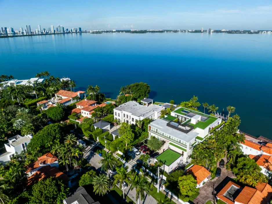 Pemandangan rumah baru David dan Victoria Beckham dari atas (Foto: The Mega Agency)